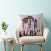 Coussin Moi avec bébé cheval de course Jamie (Chaise)