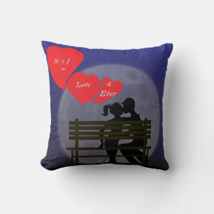 Coussin "Moi + Vous 4 Jamais" Dans l'oreiller Lune