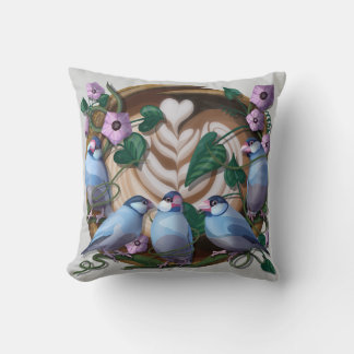 Coussin Moineaux de Java, Café de Java