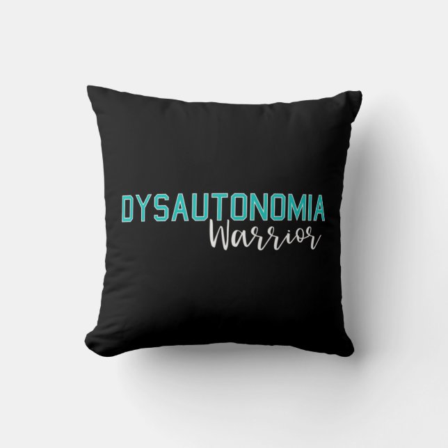 Coussin Mois de sensibilisation à la dysautonomie POTS Hyp (Recto)