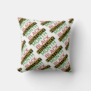 Coussin MOIS D'HISTOIRE NOIRE BHM élégant