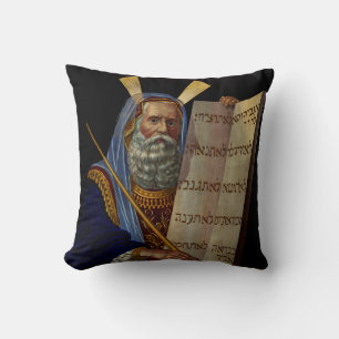 Coussin Moïse prophète avec les Tables de la Loi