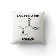 Molécule d'acide lactique à l'intérieur