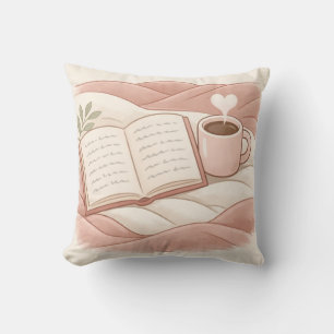 Coussin Moment de lecture cosy - Design pour les amoureux