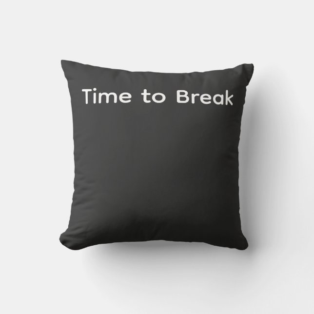 Coussin Moment de rupture – Concept inspiré de Prison Brea (Recto)