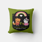 Coussin Moms De Jumeaux Fraternels (Recto)
