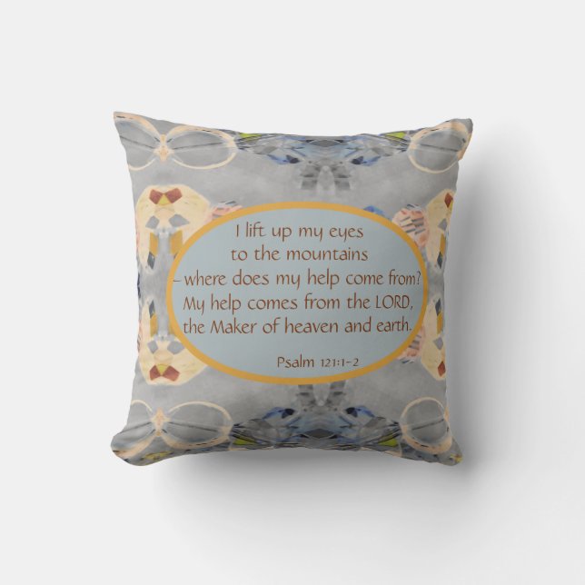 Coussin Mon aide (Recto)