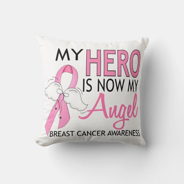Coussin Mon ange de cancer du sein (Recto)