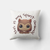 Coussin Mon animal d'esprit (Verso)