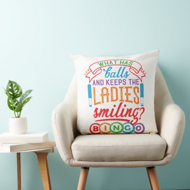 Coussin Mon bingo chanceux (Chaise)