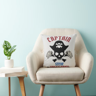 Coussin Mon capitaine International Talk Like a Pirate d