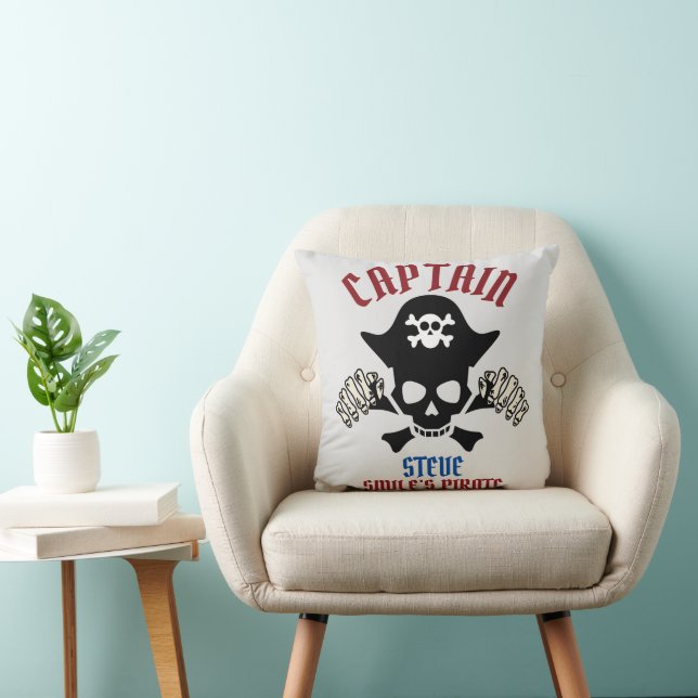 Coussin Mon capitaine | International Talk Like a Pirate d (Chaise)