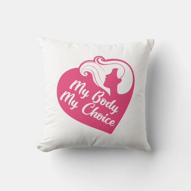 Coussin Mon Corps Mon Choix (Recto)