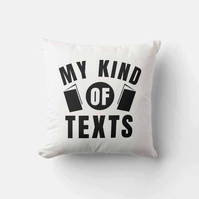 Coussin Mon Genre De Textes (Recto)