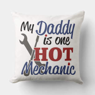 Coussin Mon papa est un mécanicien de chauffage