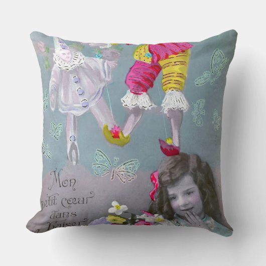 Coussin Mon petit coeur dans ce baiser 2 (Recto)