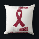 Coussin Mon petit-fils Ma tête Cou Cancer guerrier Cadeau<br><div class="desc">Mon petit-fils Ma tête Cou Cancer guerrier Cadeau</div>