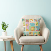 Coussin Mon Premier Alphabet ABC Animaux (Chaise)