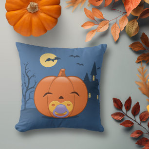 Coussin Mon premier Citrouille de pacificateur Halloween
