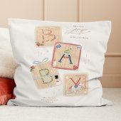Coussin Mon premier Joyeux Noël Baby Fête de naissance