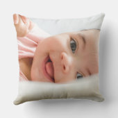 Coussin Mon premier Joyeux Noël Baby Fête de naissance (Verso)