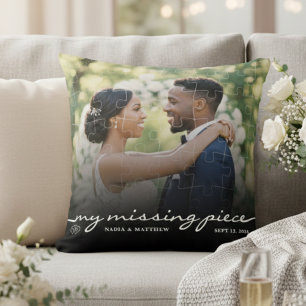 Coussin Mon Puzzle Photo de Mariage à Reconstituer