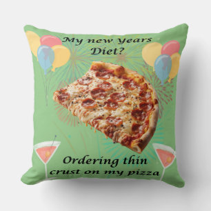 Coussin Mon régime des nouvelles années ?