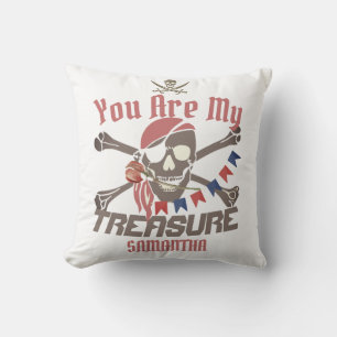 Coussin Mon trésor   International Talk Like a Pirate day