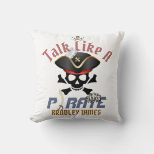 Coussin Mon trésor   International Talk Like a Pirate day