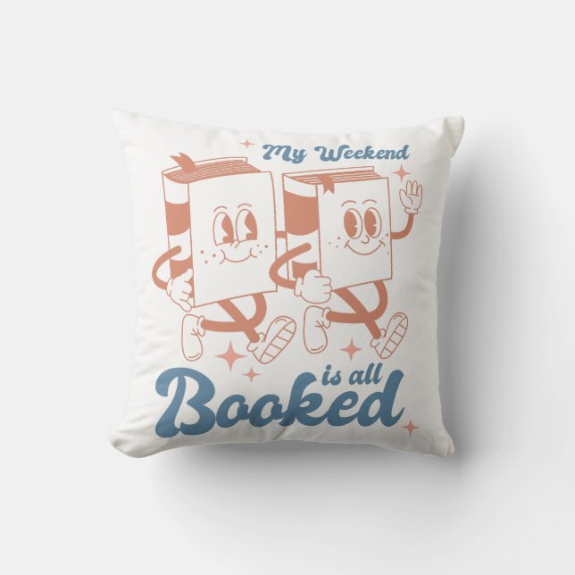 Coussin Mon Week-End Est Réservé (Recto)