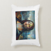 Coussin Mona Lisa Futuriste (Devant(Vertical))