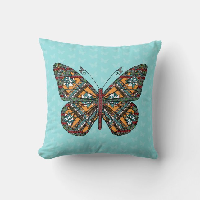 Coussin monarque ukrainien (Recto)