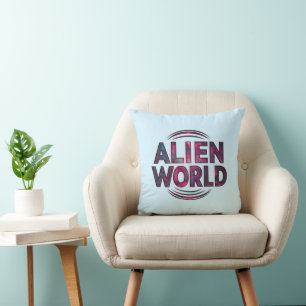 Coussin Monde alien