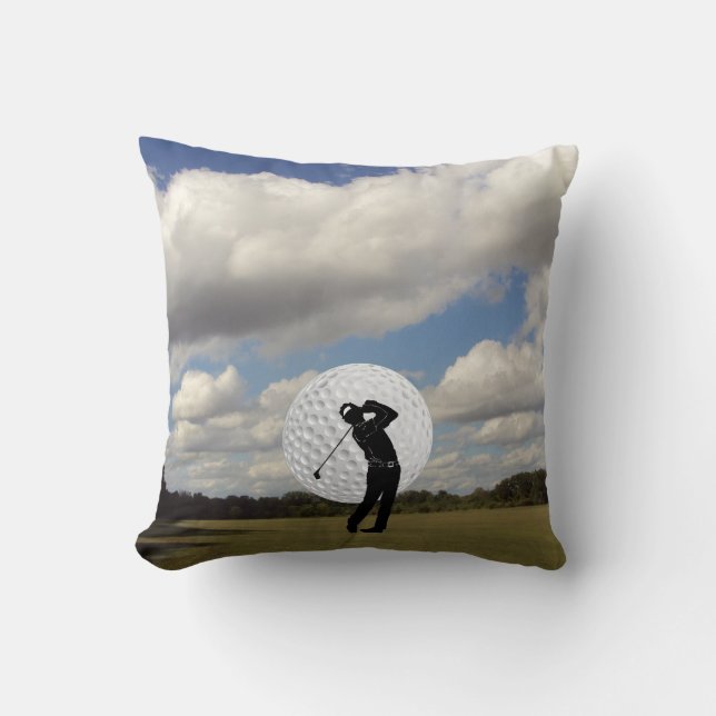 Coussin Monde de golf (Recto)