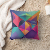 Coussin monde de la géométrie colorée (Couverture)