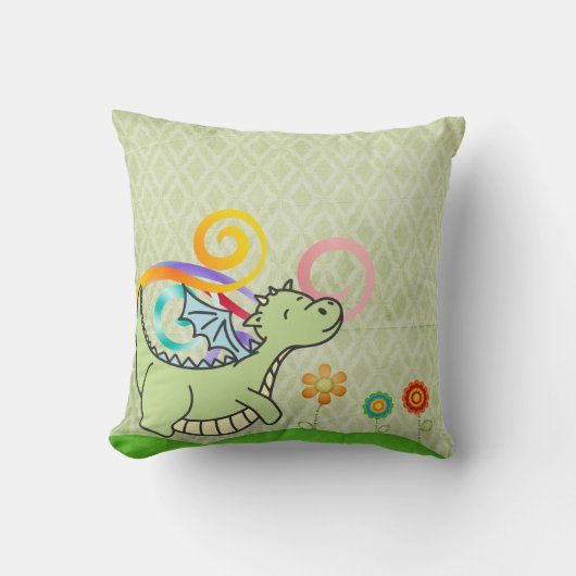 Coussin monde dragon (Recto)