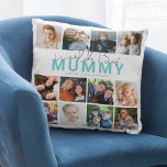 Coussin Monde meilleur maman | Collage de photos<br><div class="desc">Cherchez-vous le cadeau parfait pour la Fête des Mères ? Ne cherchez pas plus loin que ce coussin de collage 12 photos unique! Montrez votre amour et votre reconnaissance pour les mères spéciales, maman, mères, mamas, mamans, maman, et les parents pas ou bonus dans votre vie. Customisez le coussin avec...</div>