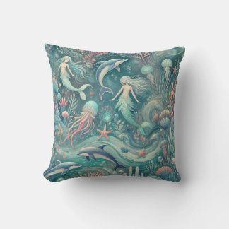 Coussin Monde sous-marin fantastique
