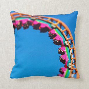 Coussin Mondes de montagnes russes de boomerang