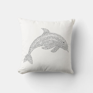 Coussin mondial de dauphins