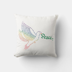 Coussin mondial de la colombe de la paix