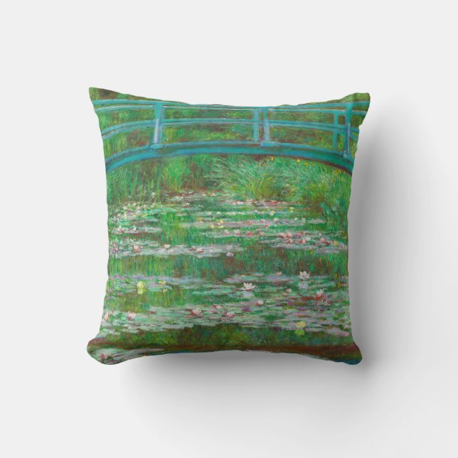 Coussin Monet Le Pont Japonais (Recto)