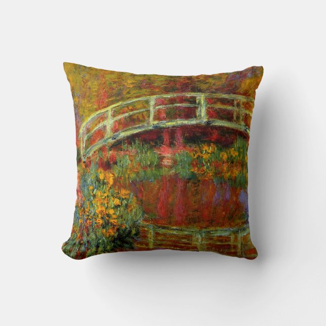 Coussin Monet - Le Pont Japonais (Recto)