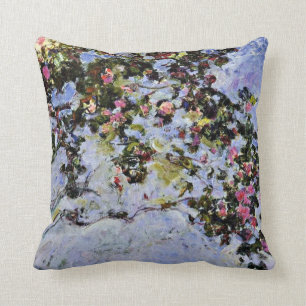 Coussin Monet - Le Rose Bush