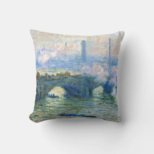 Coussin Monet - Waterloo Bridge, Londres,