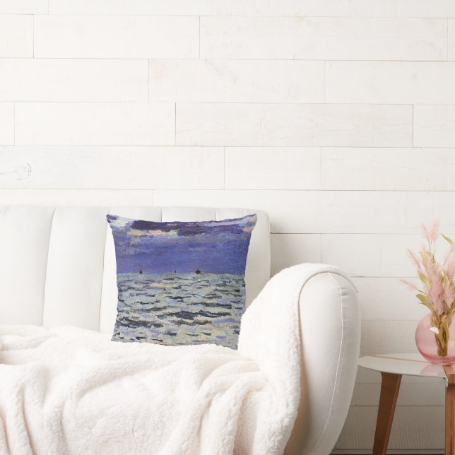 Coussin Monet's famous painting, Seascape, (Canapé)