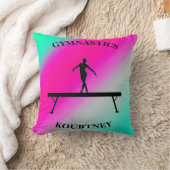 Coussin Monnaie de balance de gymnastique et Fuchsia (Couverture)