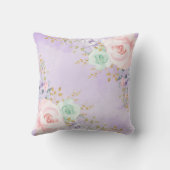 Coussin Monnaie violette rose Animaux de la tribu des Bois (Verso)