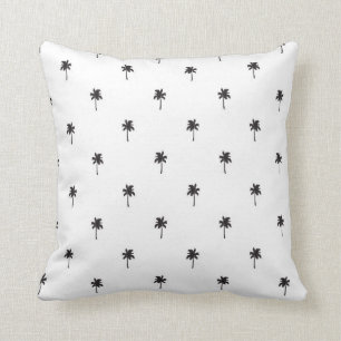 Coussin monochrome de palmier