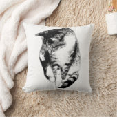Coussin monochrome Tabby Down (Couverture)